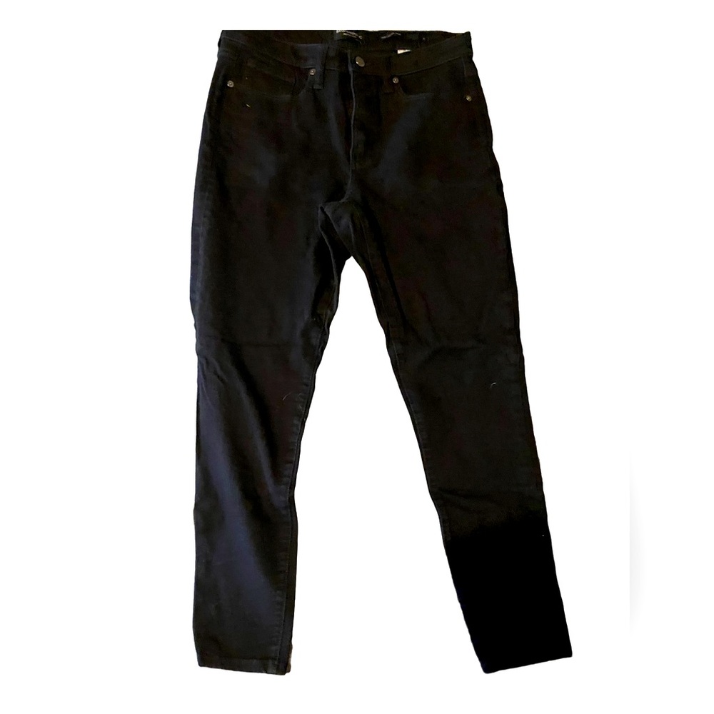 Banana Republic SZ 31/12; Black mid-rise skinny jeans